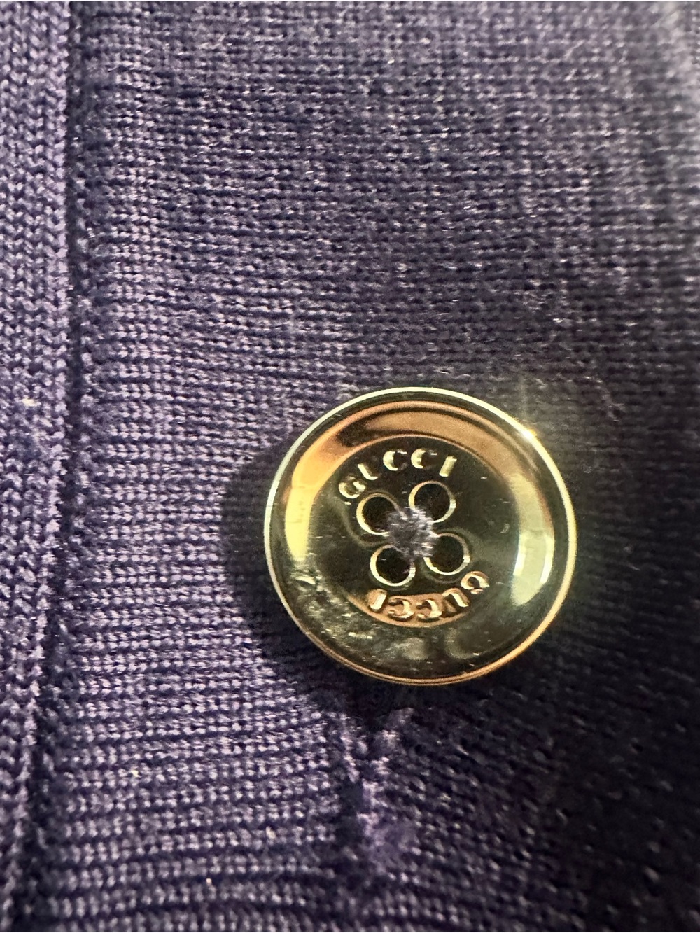 Gucci Ribbed Knit Button-Front Sweater with Belt - Picture 4 of 5